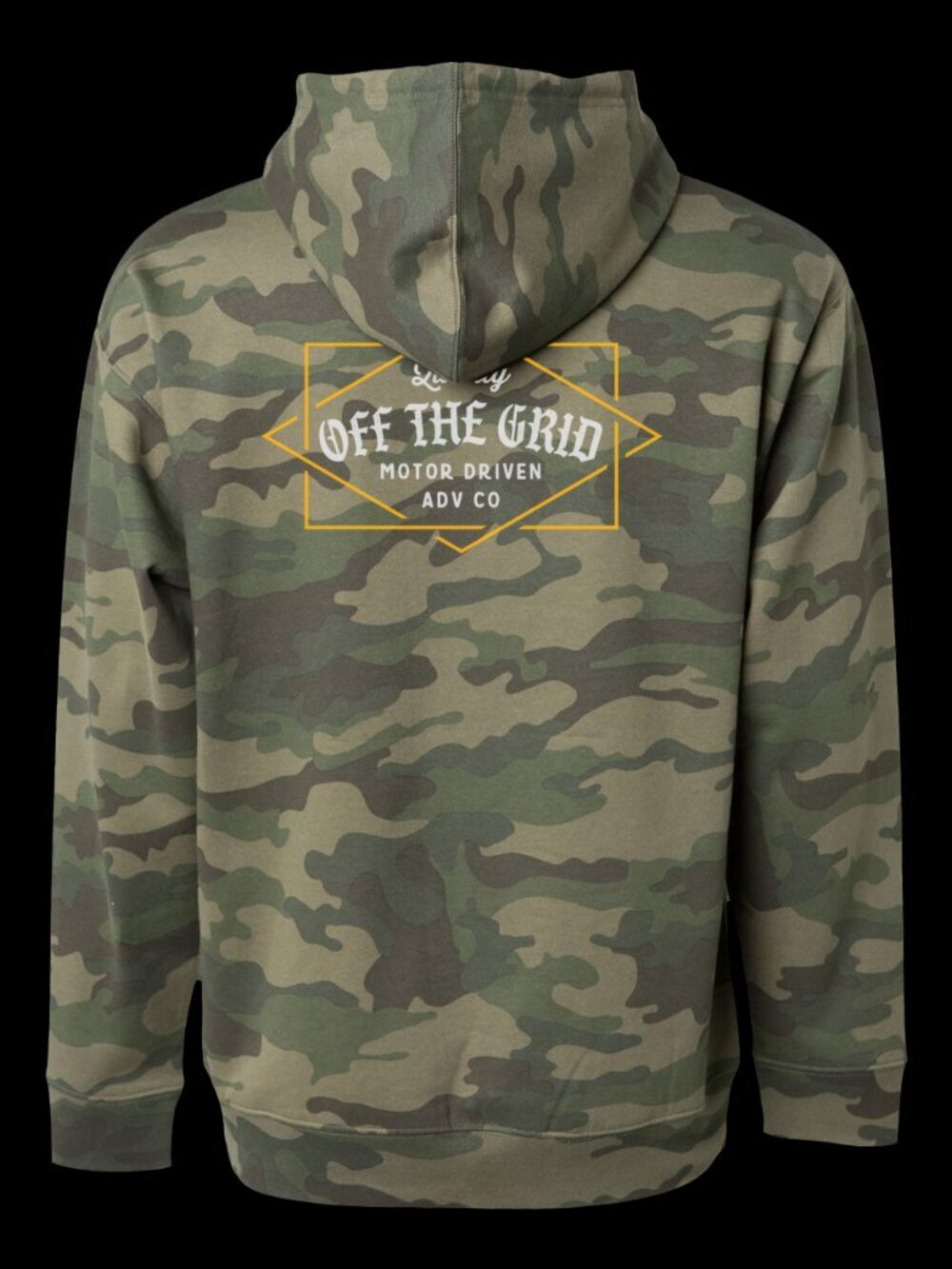 Off The Grid Surplus Old Fashioned Zip Hoodie - Green Camo